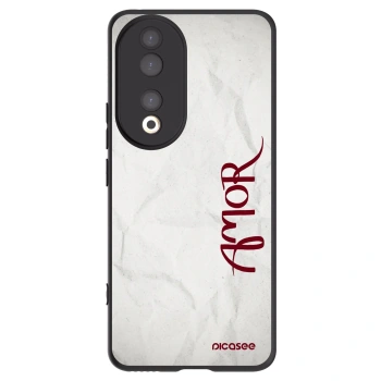 Picasee husă neagră din silicon pentru Honor 90 5G - Amor