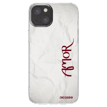 Picasee husă transparentă din silicon pentru Apple iPhone 15 Plus - Amor