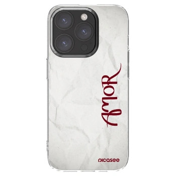 Picasee husă transparentă din silicon pentru Apple iPhone 15 Pro - Amor