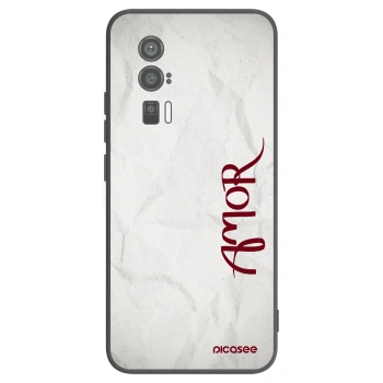 Picasee husă neagră din silicon pentru Xiaomi Poco F5 Pro 5G - Amor