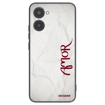 Picasee husă neagră din silicon pentru Realme 10 4G - Amor