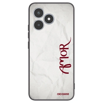 Picasee husă neagră din silicon pentru Realme C53 - Amor