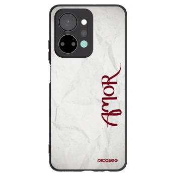 Picasee husă neagră din silicon pentru Honor X7a - Amor