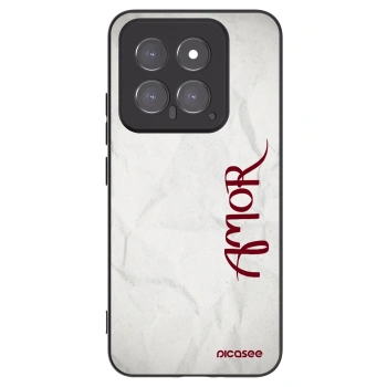 Picasee husă neagră din silicon pentru Xiaomi 14 - Amor