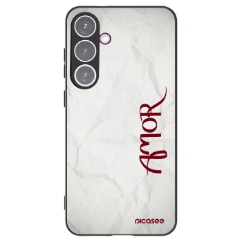 Picasee husă neagră din silicon pentru Samsung Galaxy S24+ S926B 5G - Amor