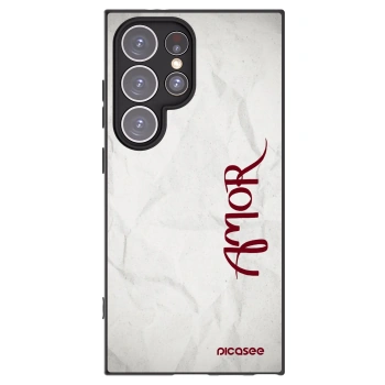 Picasee husă neagră din silicon pentru Samsung Galaxy S24 Ultra S928B 5G - Amor