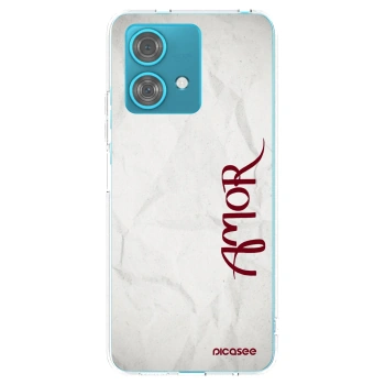 Picasee husă transparentă din silicon pentru Motorola Edge 40 Neo - Amor