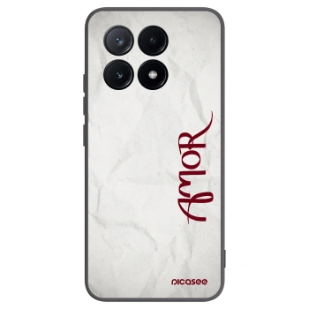 Picasee husă neagră din silicon pentru Xiaomi Poco X6 Pro - Amor