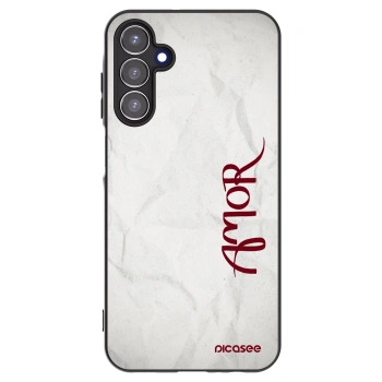 Picasee husă neagră din silicon pentru Samsung Galaxy A15 A156B 5G - Amor