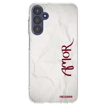 Picasee husă transparentă din silicon pentru Samsung Galaxy A15 A155F 4G - Amor