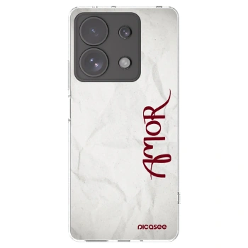 Picasee husă transparentă din silicon pentru Xiaomi Redmi Note 13 Pro 4G - Amor