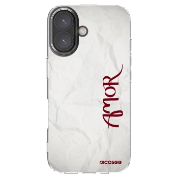 Picasee husă transparentă din silicon pentru Apple iPhone 16 - Amor