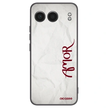 Picasee husă neagră din silicon pentru OnePlus Nord 4 - Amor