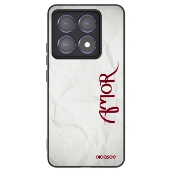Picasee husă neagră din silicon pentru Xiaomi 14T Pro - Amor