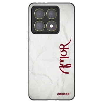 Picasee husă neagră din silicon pentru Xiaomi 14T - Amor