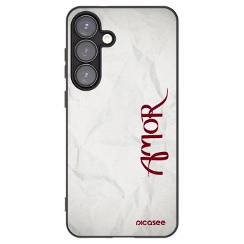 Picasee husă neagră din silicon pentru Samsung Galaxy S25+ 5G - Amor