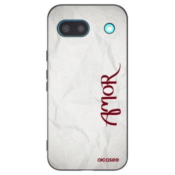 Picasee husă neagră din silicon pentru Google Pixel 8a - Amor