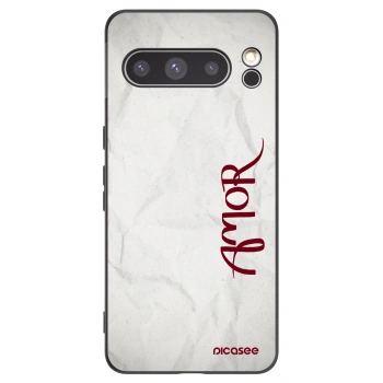 Picasee husă neagră din silicon pentru Google Pixel 8 Pro - Amor