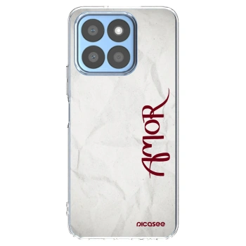 Picasee husă transparentă din silicon pentru Honor X8c - Amor