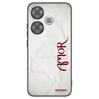 Picasee husă neagră din silicon pentru Xiaomi Poco F6 - Amor
