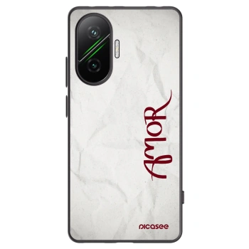 Picasee husă neagră din silicon pentru Xiaomi Poco F7 Pro 5G - Amor