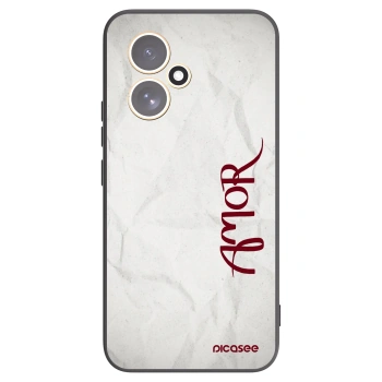 Picasee husă neagră din silicon pentru Honor 400 5G - Amor