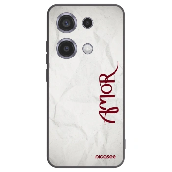 Picasee husă neagră din silicon pentru Xiaomi Redmi Note 14S - Amor