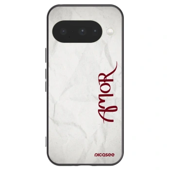 Picasee husă neagră din silicon pentru Google Pixel 10 - Amor