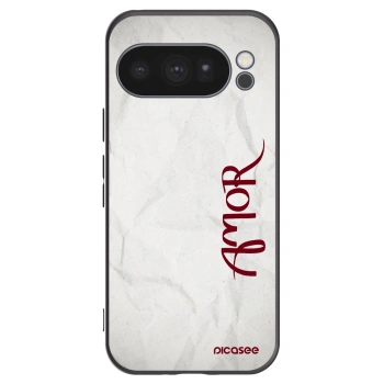 Picasee husă neagră din silicon pentru Google Pixel 10 Pro - Amor