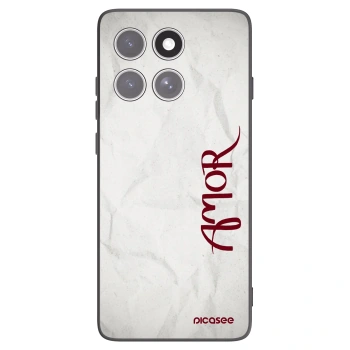 Picasee husă neagră din silicon pentru Motorola Edge 60 Fusion - Amor