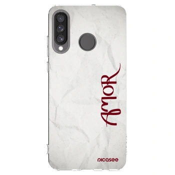 Picasee husă transparentă din silicon pentru Huawei P30 Lite - Amor