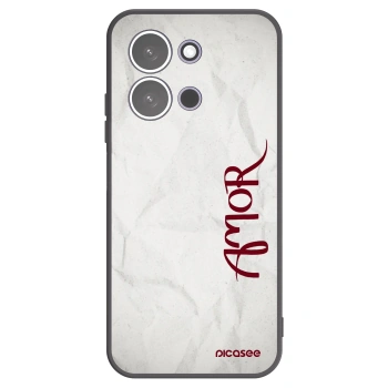 Picasee husă neagră din silicon pentru Xiaomi Redmi 15C 5G - Amor