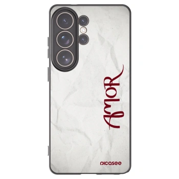 Picasee husă neagră din silicon pentru Samsung Galaxy S26 Ultra - Amor