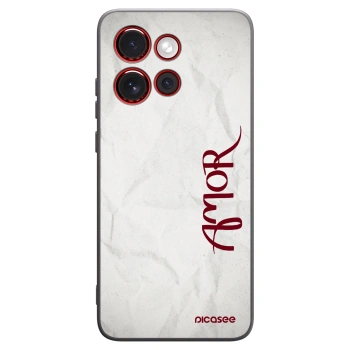 Picasee husă neagră din silicon pentru Motorola Edge 60 Neo 5G - Amor