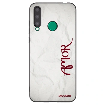 Picasee husă neagră din silicon pentru Honor 20 Lite - Amor