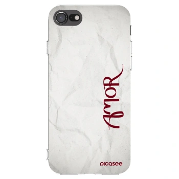 Picasee husă transparentă din silicon pentru Apple iPhone 8 - Amor