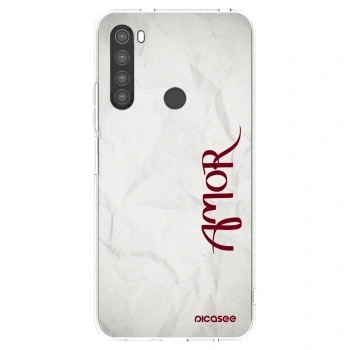 Picasee husă transparentă din silicon pentru Xiaomi Redmi Note 8 - Amor