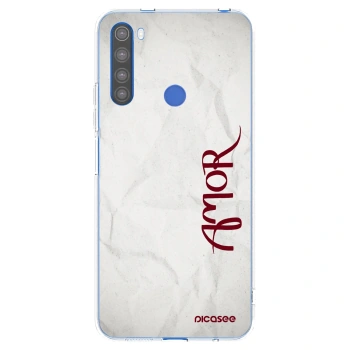 Picasee husă transparentă din silicon pentru Xiaomi Redmi Note 8T - Amor