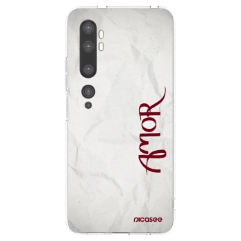 Picasee husă transparentă din silicon pentru Xiaomi Mi Note 10 (Pro) - Amor
