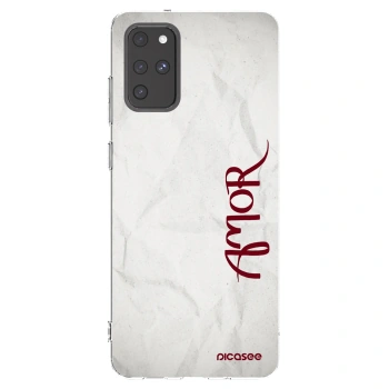 Picasee husă transparentă din silicon pentru Samsung Galaxy S20+ G985F - Amor