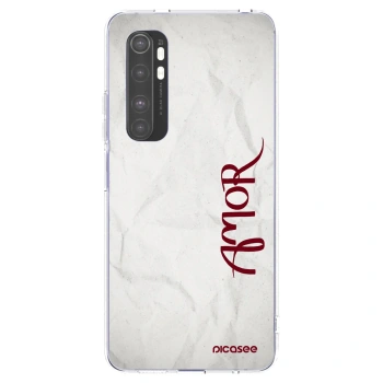 Picasee husă transparentă din silicon pentru Xiaomi Mi Note 10 Lite - Amor
