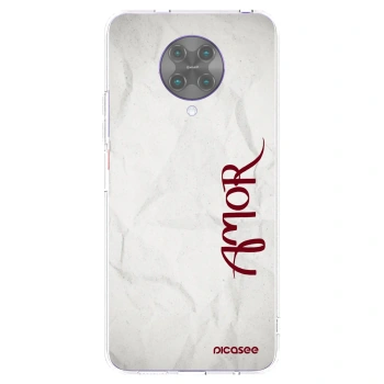Picasee husă transparentă din silicon pentru Xiaomi Poco F2 Pro - Amor