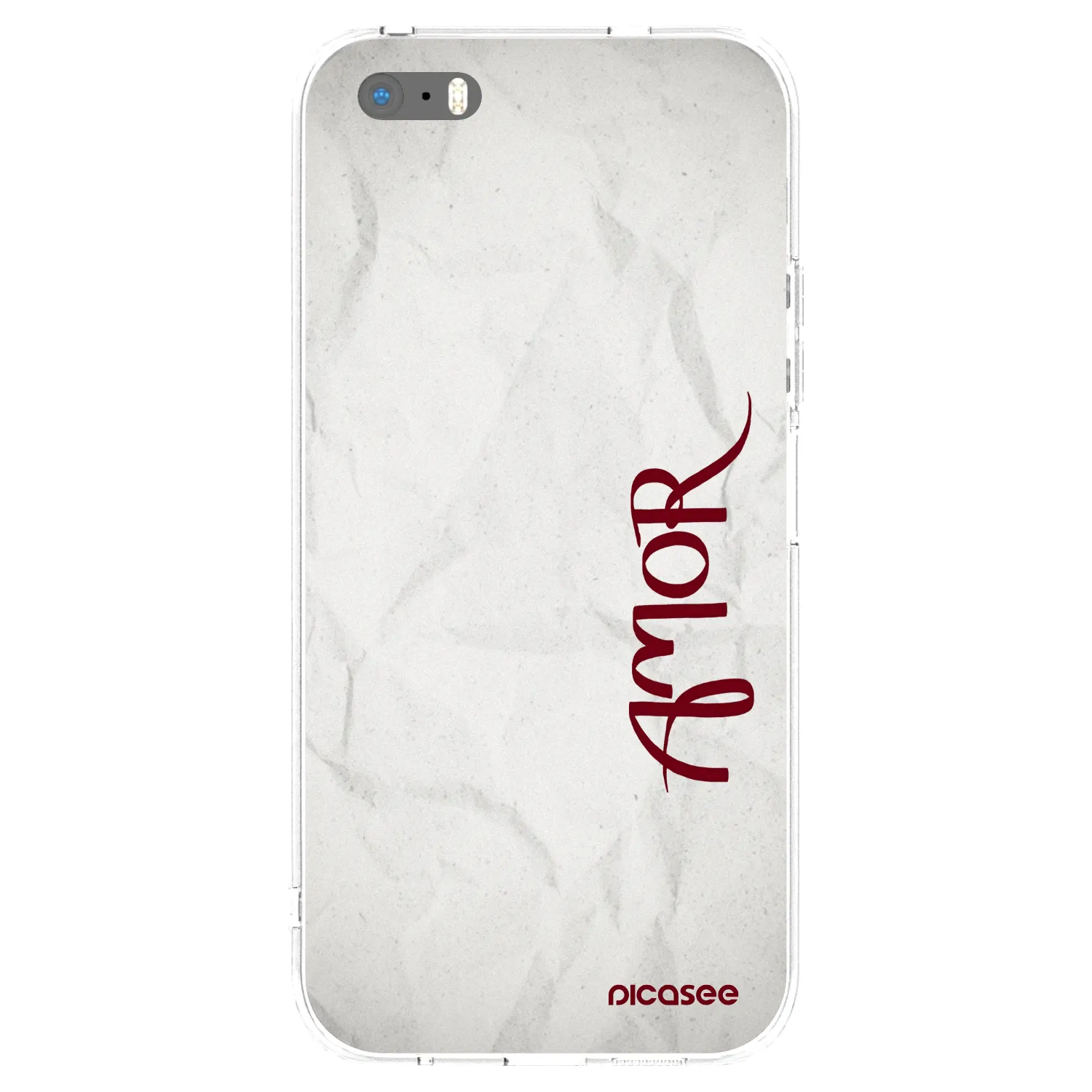 Picasee husă transparentă din silicon pentru Apple iPhone 5/5S/SE - Amor