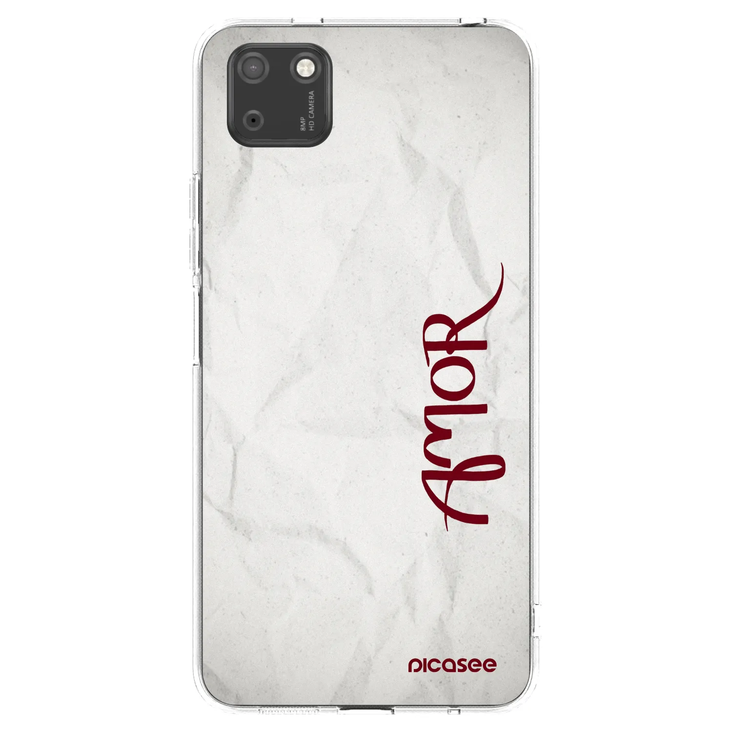 Picasee husă transparentă din silicon pentru Huawei Y5P - Amor