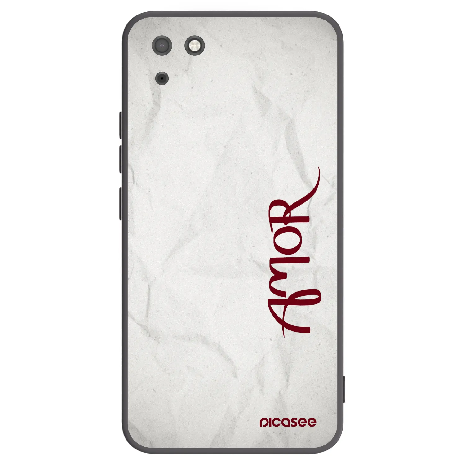 Picasee husă neagră din silicon pentru Huawei Y5P - Amor