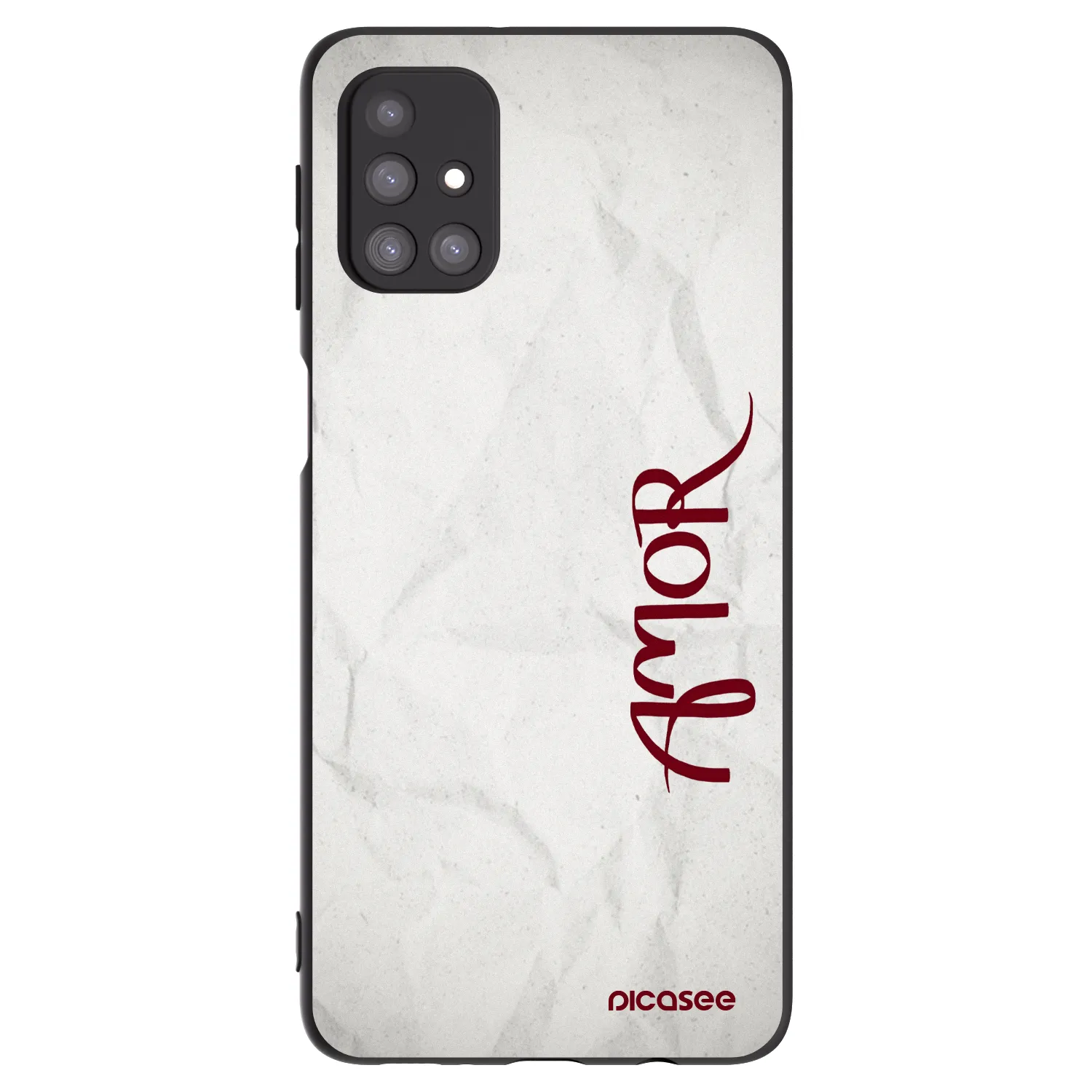 Picasee husă neagră din silicon pentru Samsung Galaxy M31s - Amor
