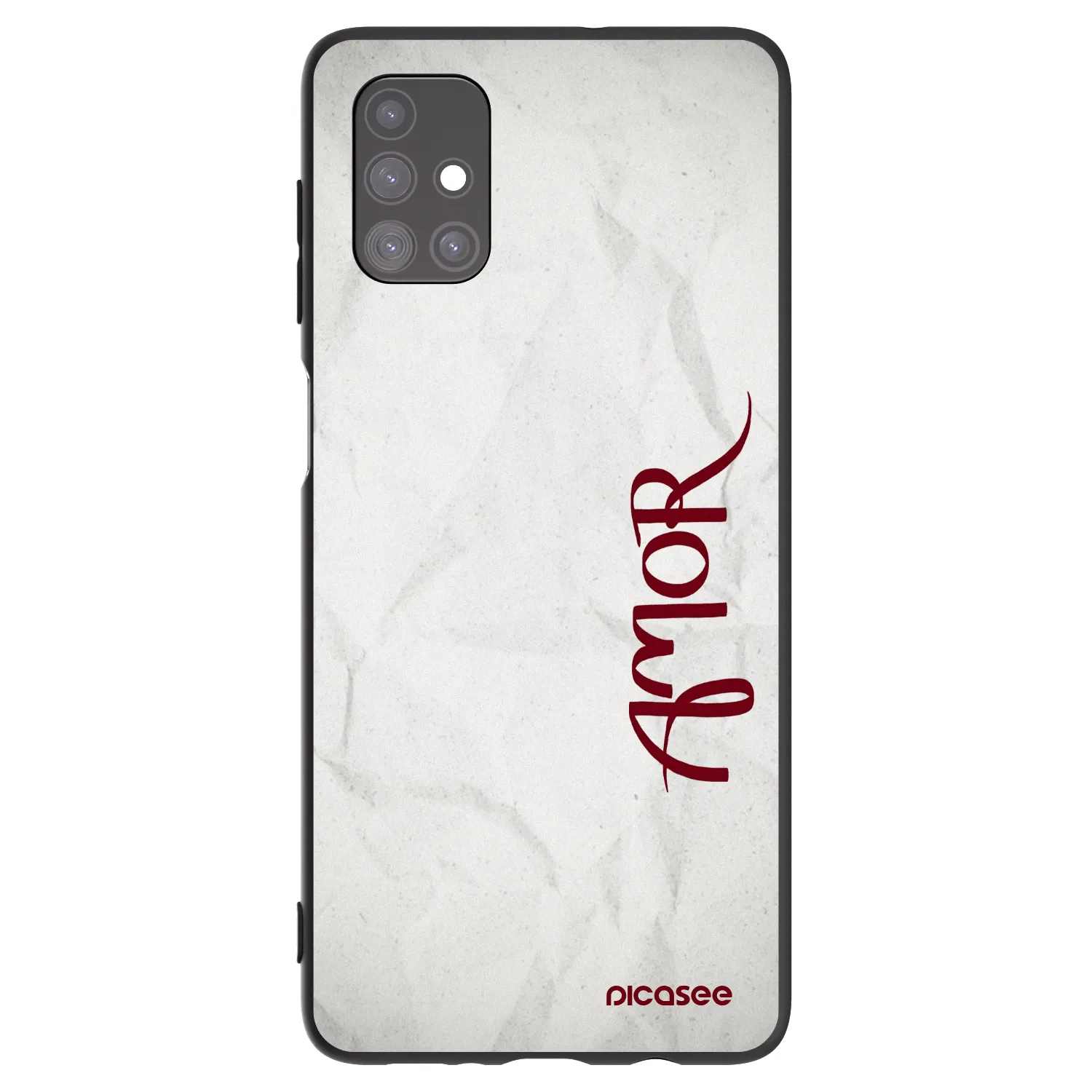 Picasee husă neagră din silicon pentru Samsung Galaxy M51 M515F - Amor
