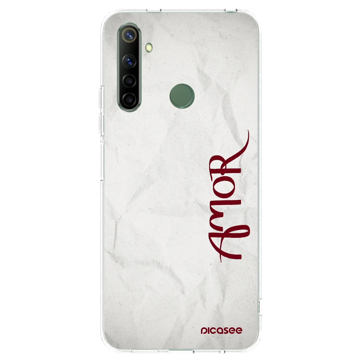 Picasee husă transparentă din silicon pentru Realme 6i - Amor
