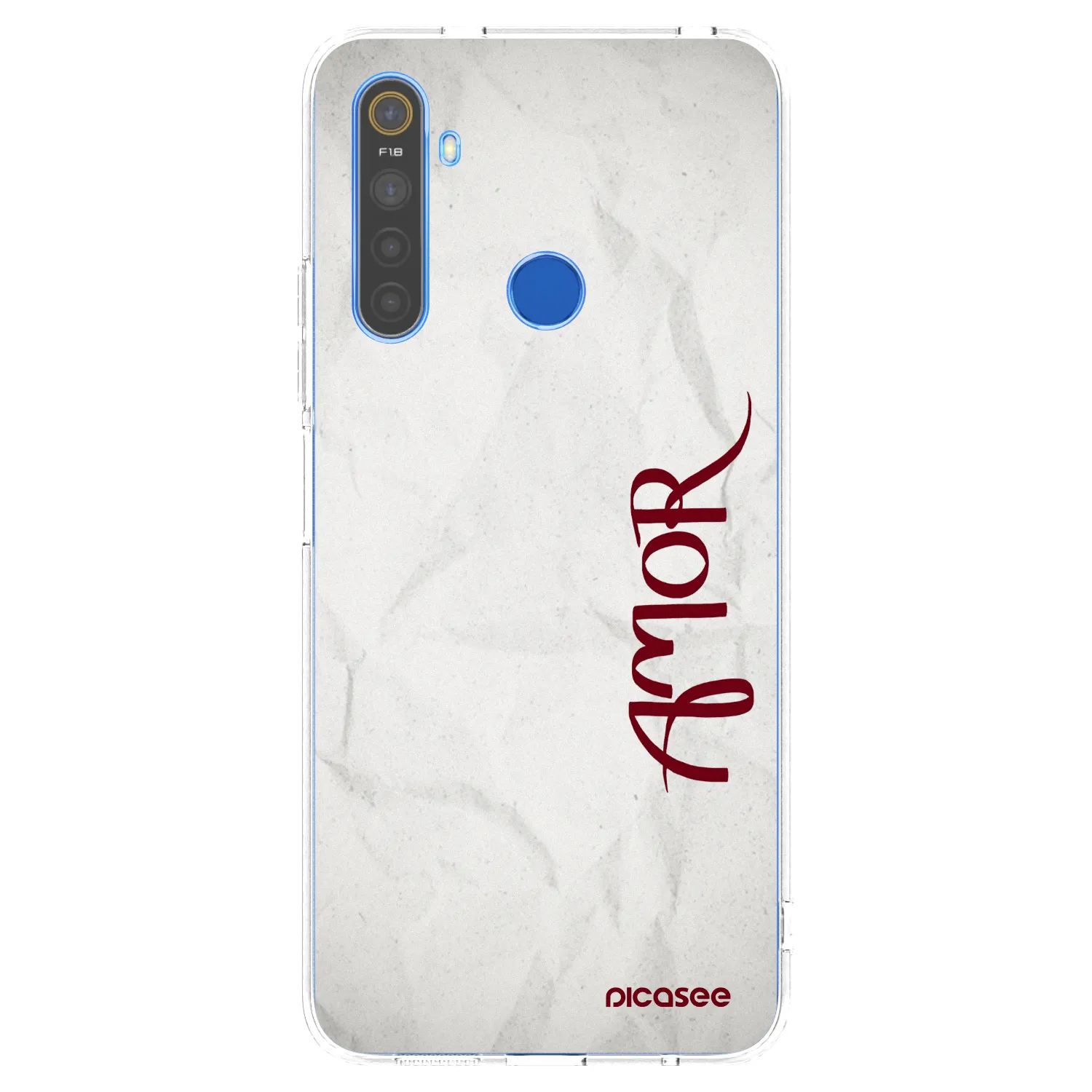 Picasee husă transparentă din silicon pentru Realme 5 - Amor