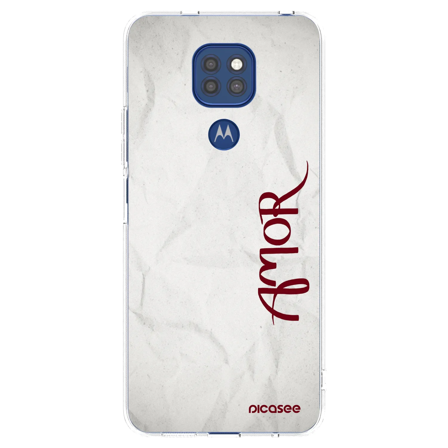 Picasee husă transparentă din silicon pentru Motorola Moto G9 Play - Amor
